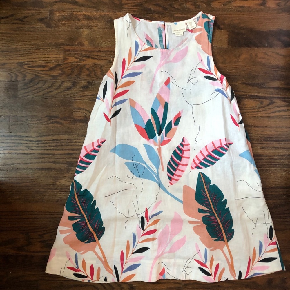 Floral Linen Dress